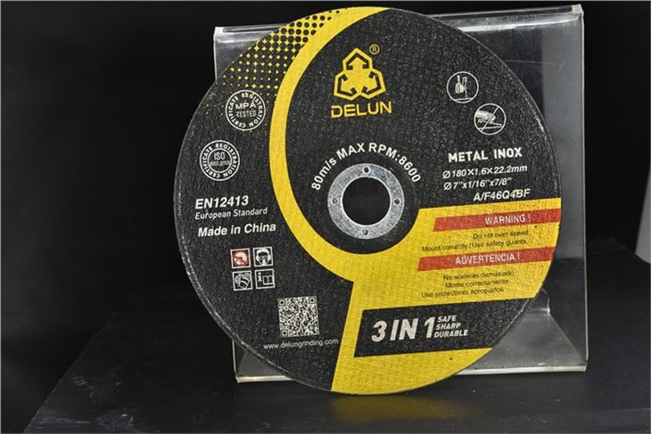 cutting disc front side