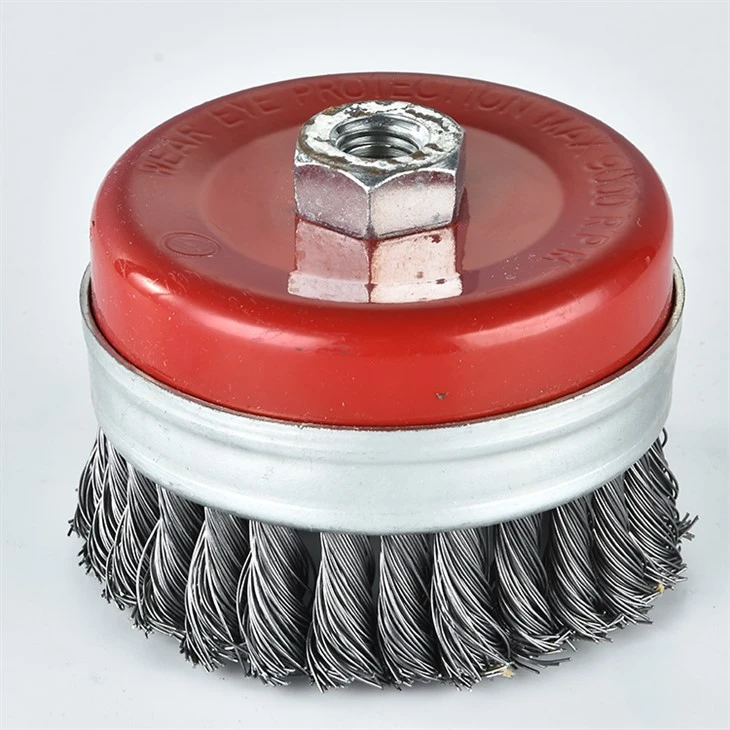 Knotted Cup Brush 4inch Free Samples